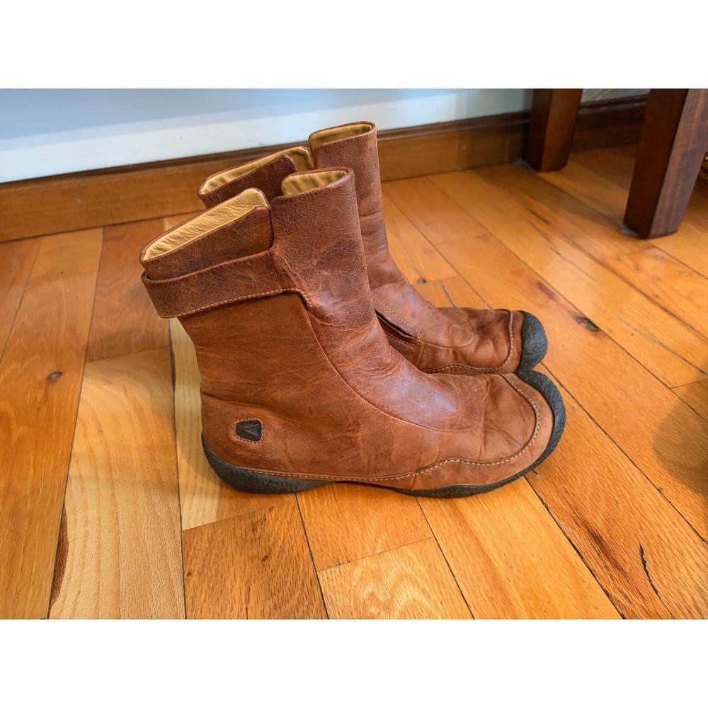 Keen Leather Boots Brown Woman's Size 9